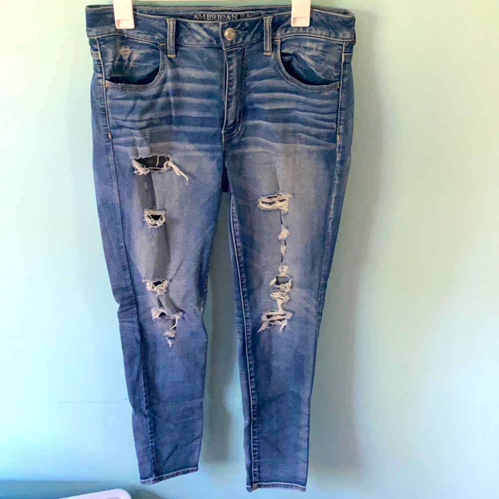 Light blue Jean Jeggings. American Eagle. Size 12.
